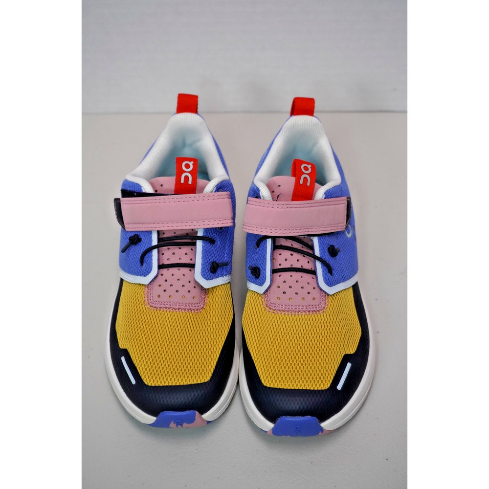 On Running Kids Cloud Play Sneakers Colorful Strap Closure Size 13 Kids / - Picture 3 of 11